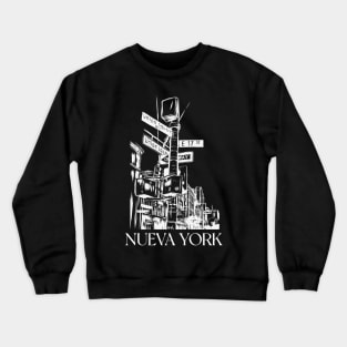 Nueva York Latin New York Spanish Crewneck Sweatshirt